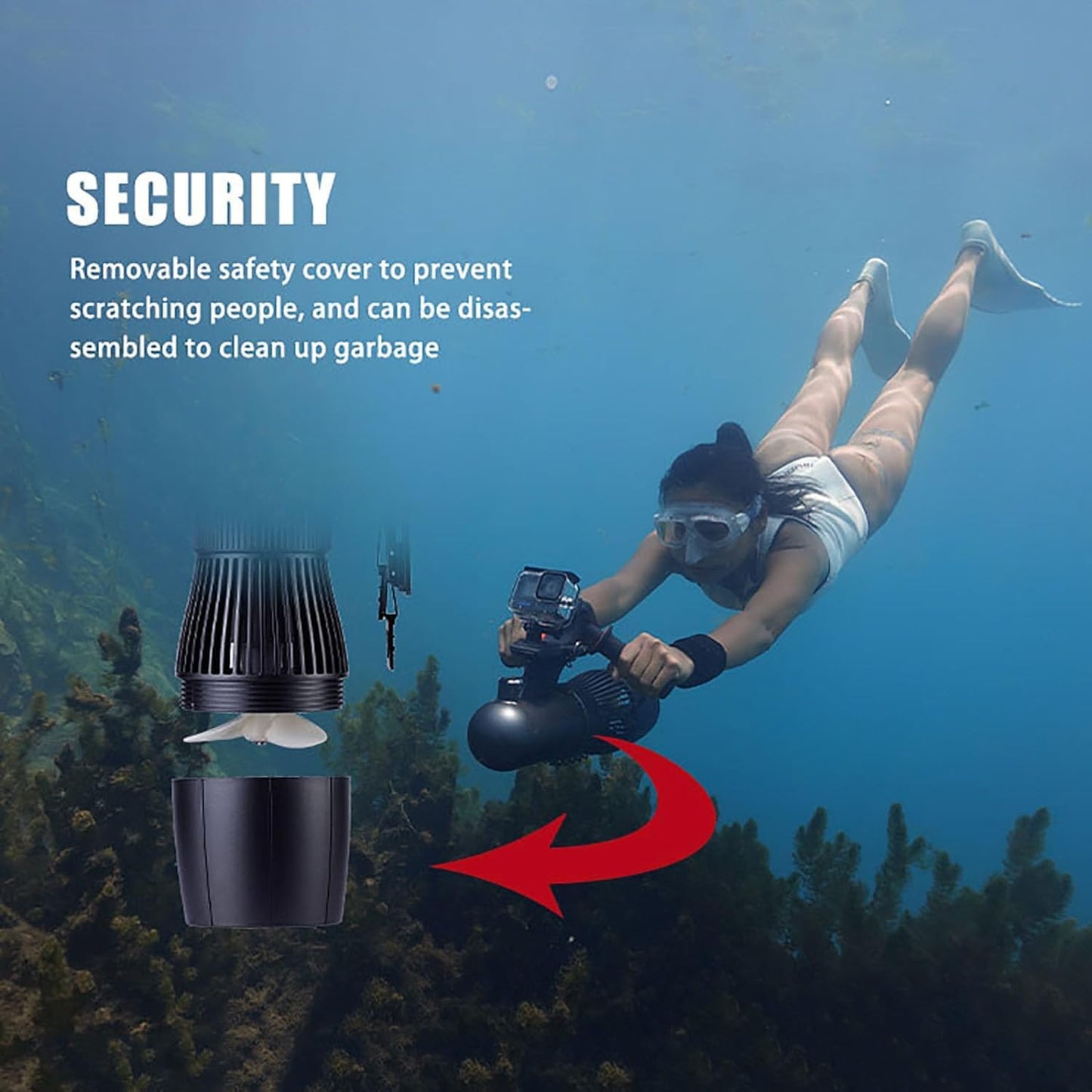 Elektrischer Unterwasser-Scooter mit 500W