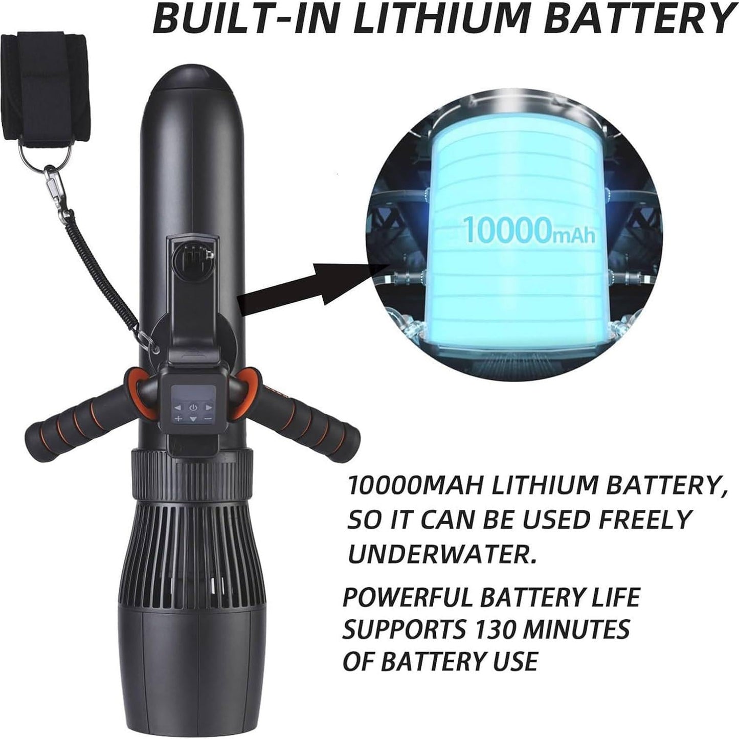 XDLYWUZIQ Unterwasser-Scooter Tauch-Booster