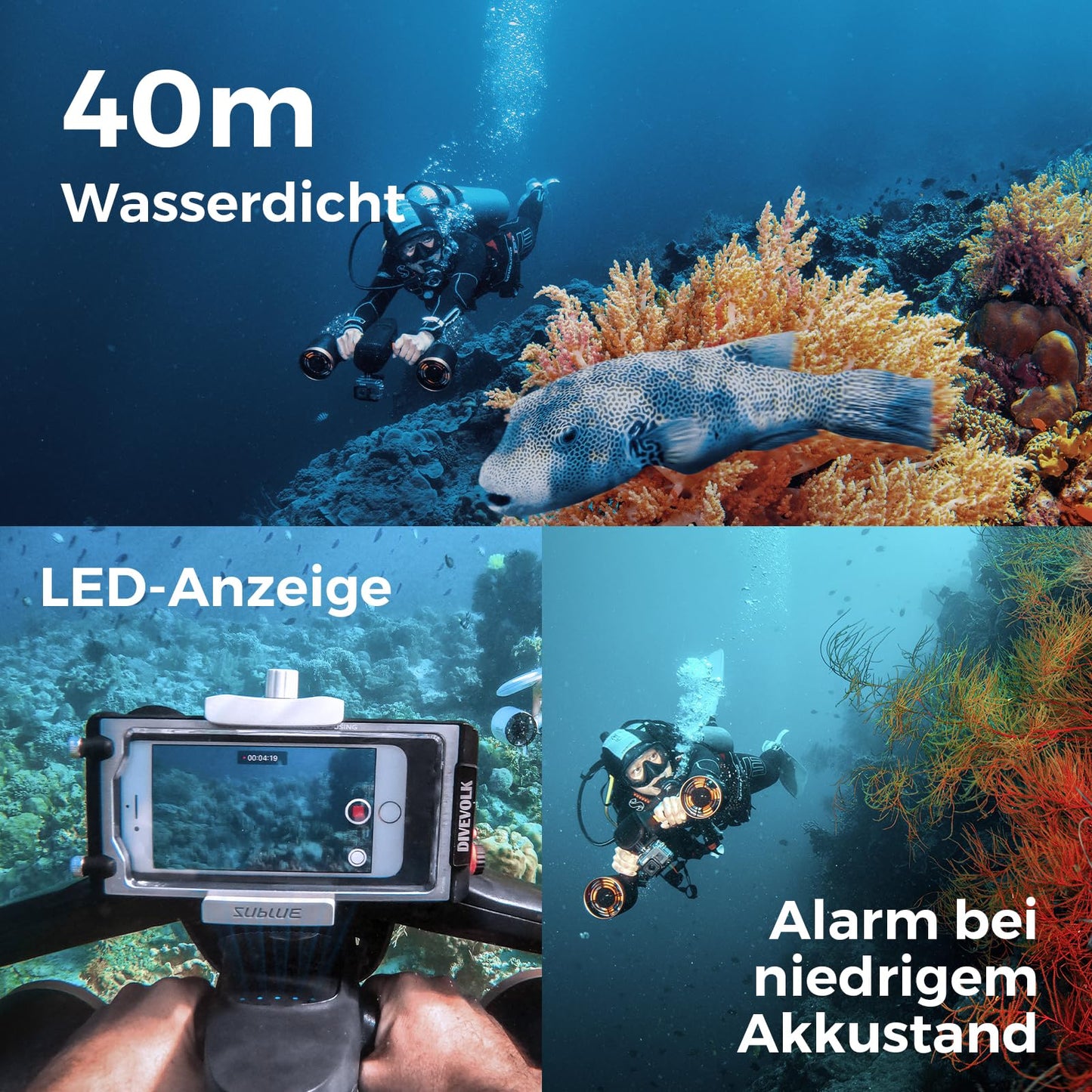 Mix Pro Dual Motor Unterwasser-Scooter
