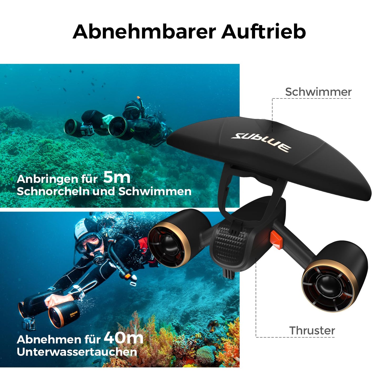 Mix Pro Dual Motor Unterwasser-Scooter